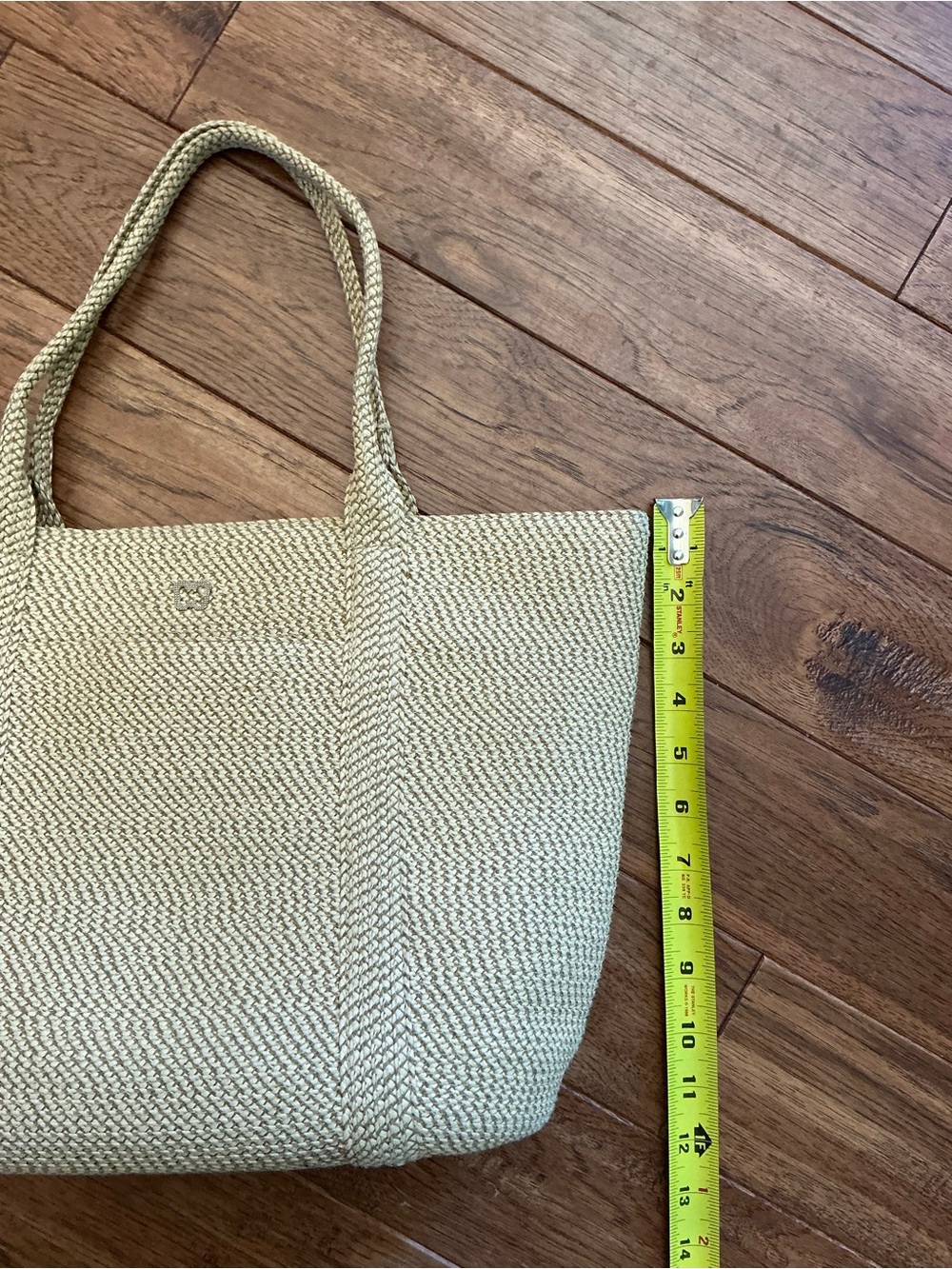Eric Javits Rattan Wicker Bag with Pink Bamboo Interior Fabric - Picture 3 of 11